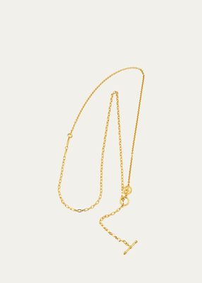 Arielle Gold Lariat Toggle Necklace