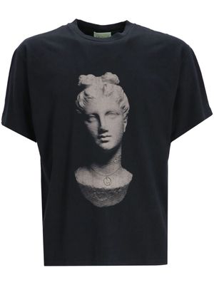 Aries Aged Statue short-sleeve T-shirt - Black