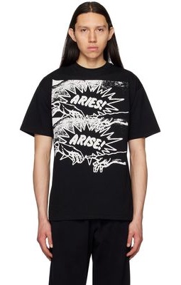 Aries Black Connecting T-Shirt