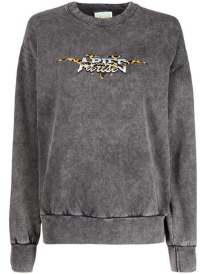 Aries Chrome Desert logo-print sweatshirt - Grey