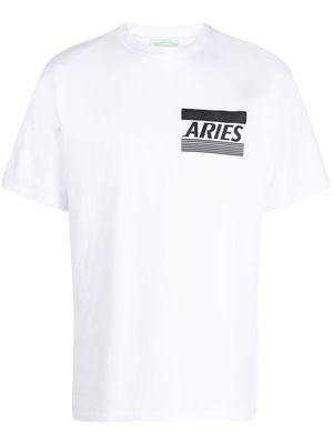 Aries Credit Card logo-print T-shirt - White