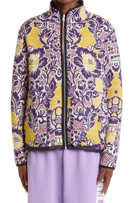 Aries Fleur Reversible Fleece Full-Zip Jacket in Mlt Multi