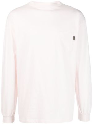 Aries long-sleeve cotton T-shirt - Pink