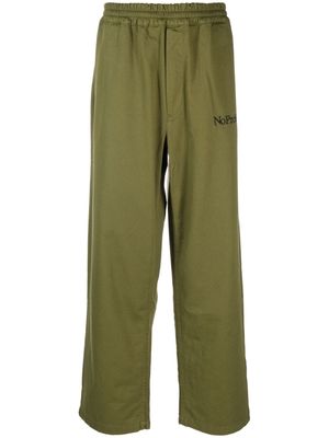 Aries Mini Problemo cotton trousers - Green