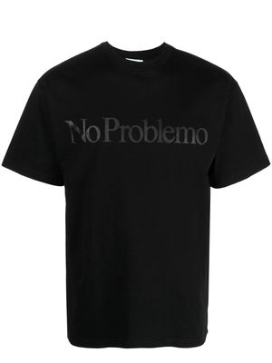 Aries No Problemo print T-shirt - Black