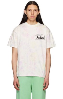 Aries Off-White Summer T-Shirt