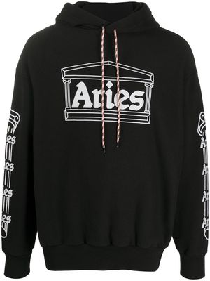 Aries Temple oversized hoodie - Black