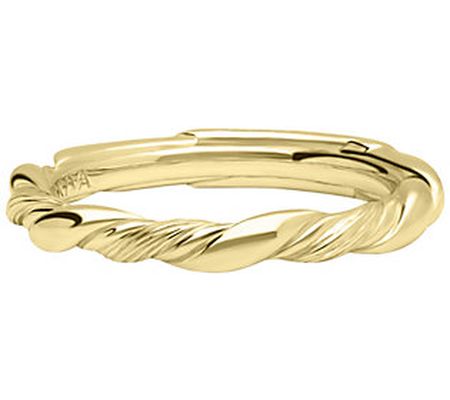 Ariva 14K Gold Clad Twist Band Ring
