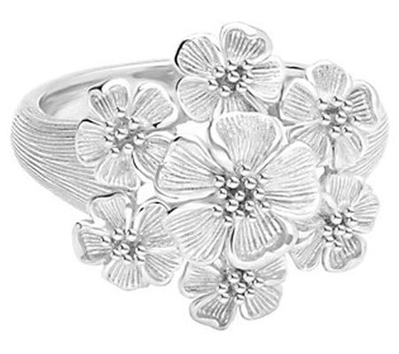 Ariva Sterling Silver Bouquet Ring