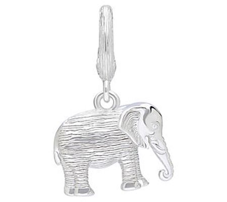 Ariva Sterling Silver Good Luck Elephant Charm