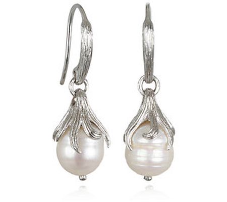 Ariva Sterling Silver Pearl Drop Earrings