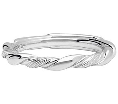 Ariva Sterling Silver Twist Band Ring