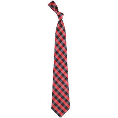 Arizona Cardinals Woven Checkered Tie - Cardinal/Black
