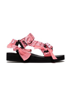 Arizona Love Kids bandana-detail sandals - Pink