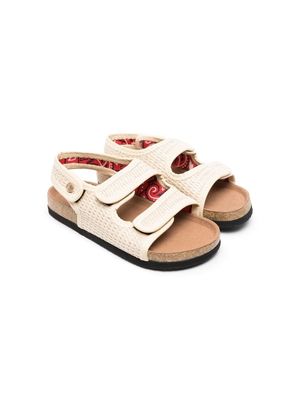 Arizona Love Kids rafia buckled sandals - Neutrals