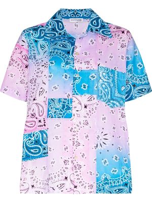 Arizona Love paisley-print short-sleeved shirt - Blue