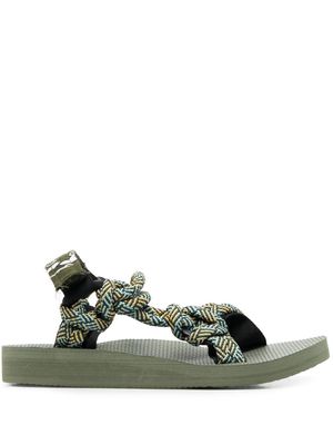 Arizona Love rope-detail open-toe sandals - Green
