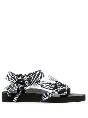 Arizona Love Trekky zebra-print flat sandals - ZEBRA - ZEBRA