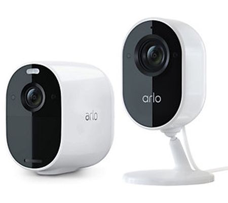 Arlo Essential Spotlight and Essential Indoor Camera Bundle