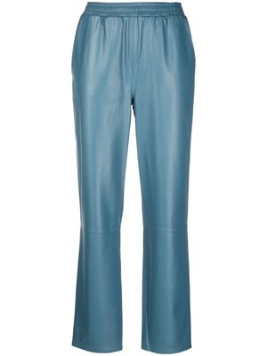 Arma Abigail lambskin trousers - Blue