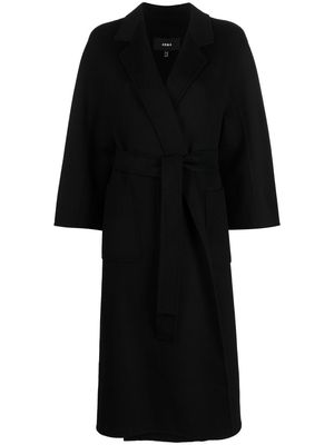 Arma belted wool coat - Black
