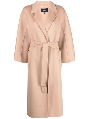 Arma belted wool coat - Neutrals