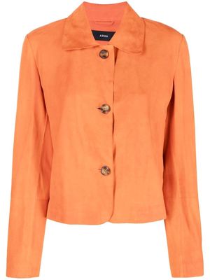 Arma button fastening cropped jacket - Orange