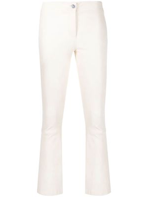 Arma cropped flared-leg trousers - Neutrals