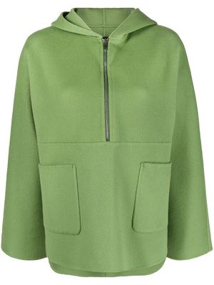 Arma half-zip fastening hooded jacket - Green