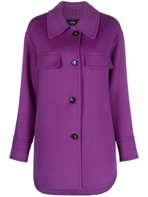Arma Isabeau wool shirt jacket - Purple