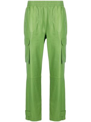 Arma leather cargo trousers - Green