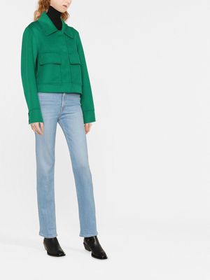 Arma long-sleeve wool jacket - Green