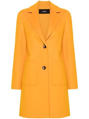 Arma Luceram single-breasted wool coat - Orange