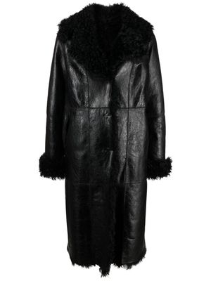 Arma Nuke reversible leather coat - Black
