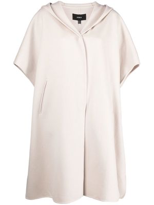 Arma Rosaria hooded wool coat - White
