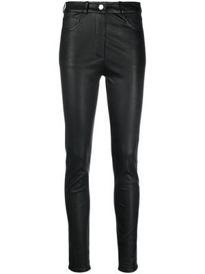 Arma Samantha skinny-fit leather trousers - Black