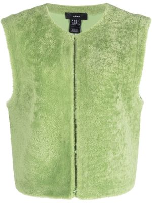 Arma sheepskin zip-up jacket - Green