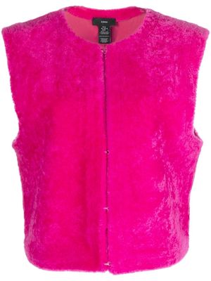 Arma sheepskin zip-up jacket - Pink