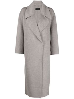 Arma single-breasted wool coat - Grey