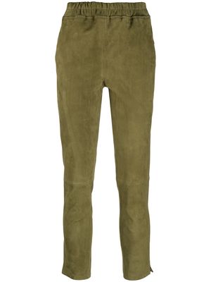 Arma slim-fit pull-on trousers - Green