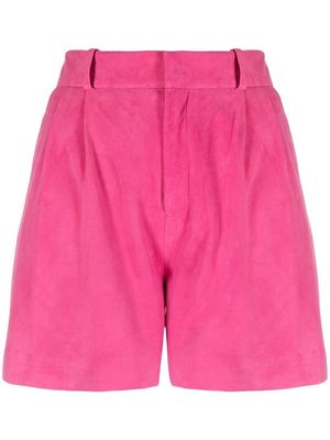 Arma suede tailored shorts - Pink
