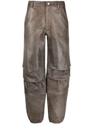 Arma Tulla leather pants - Brown