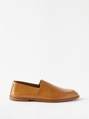 Armando Cabral - Balanta Slip-on Leather Loafer - Mens - Caramel