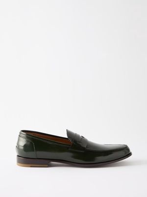 Armando Cabral - Bolama Leather Loafers - Mens - Green