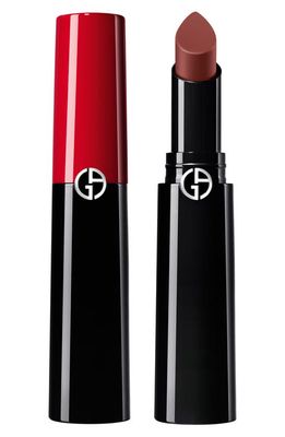 ARMANI beauty Lip Power Long-Lasting Satin Lipstick in 203 Brown Berry