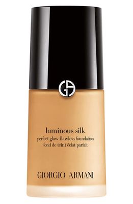 ARMANI beauty Luminous Silk Perfect Glow Flawless Oil-Free Foundation in 5.8 Medium/golden