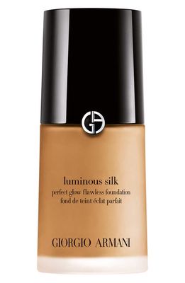 ARMANI beauty Luminous Silk Perfect Glow Flawless Oil-Free Foundation in 8.75 Tan-Deep/golden