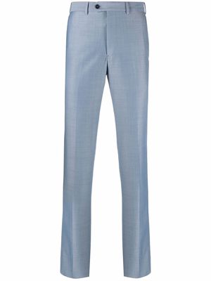 Armani Collezioni plain chino trousers - Blue