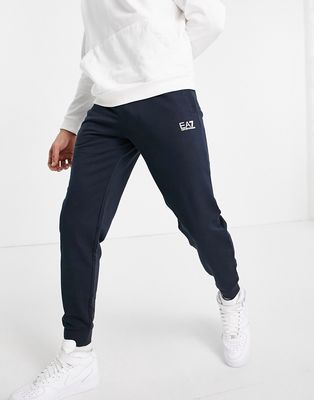Armani EA7 core ID french terry sweatpants in navy