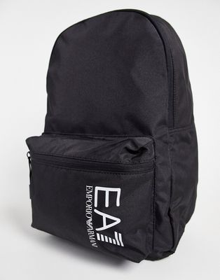 Armani EA7 Train core logo backpack in black